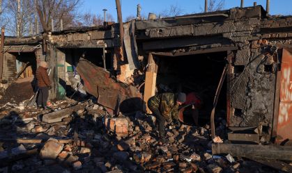Ataque russo com mísseis em Chernihiv 5/1/2026