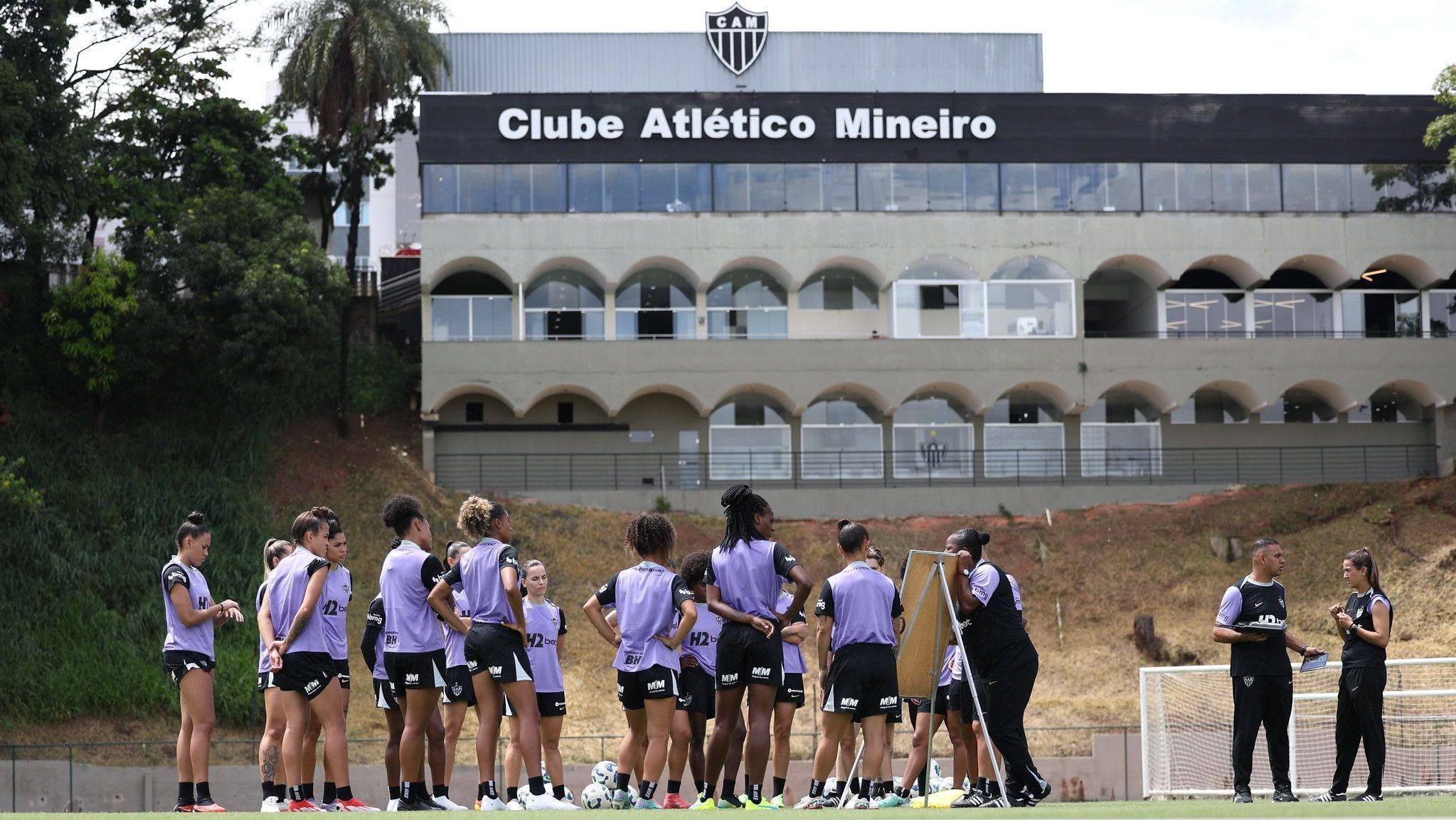 Treino das Vingadoras na Vila Olímpica do Atlético-MG