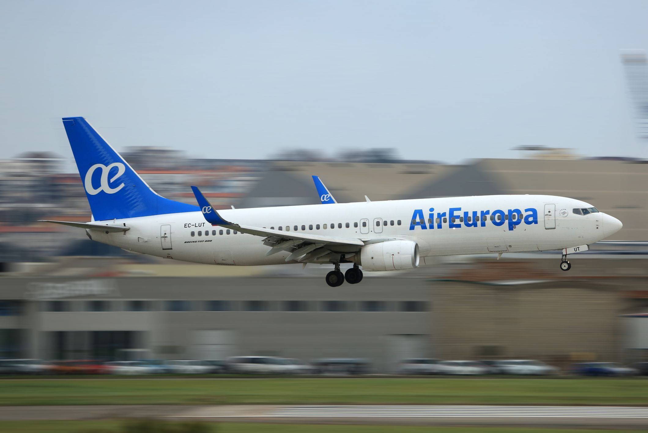 Boeing 737-800 jet passengers Air Europa airplane