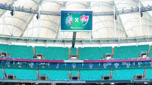 Casa de Apostas Arena Fonte Nova antes de Bahia x Fluminense pelo Brasileirão