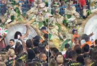 Integrante da Grande Rio passa mal na frente dos jurados e é socorrida