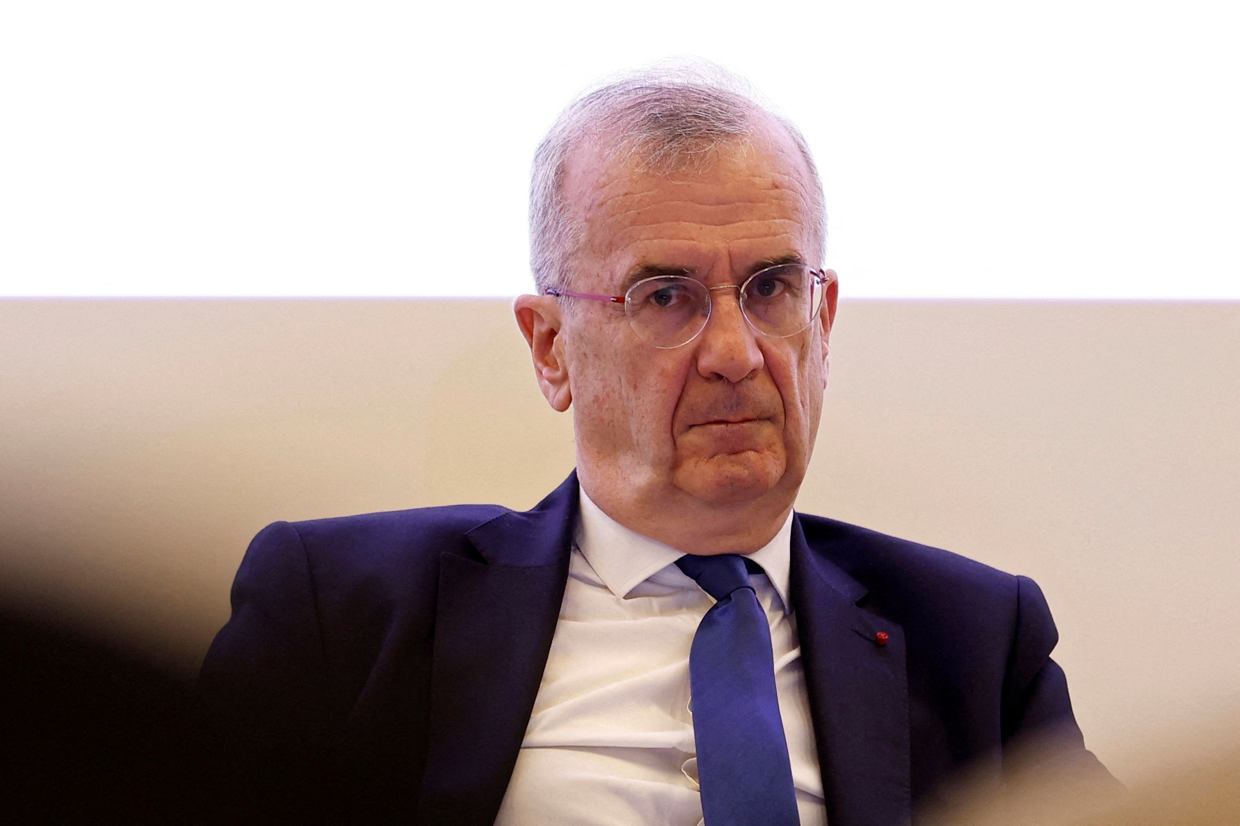 Presidente do Banco Central da França, François Villeroy de Galhau, em 09/04/2025
