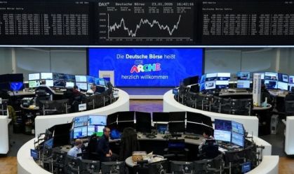Bolsa de valores de Frankfurt em 23 de janeiro de 2026