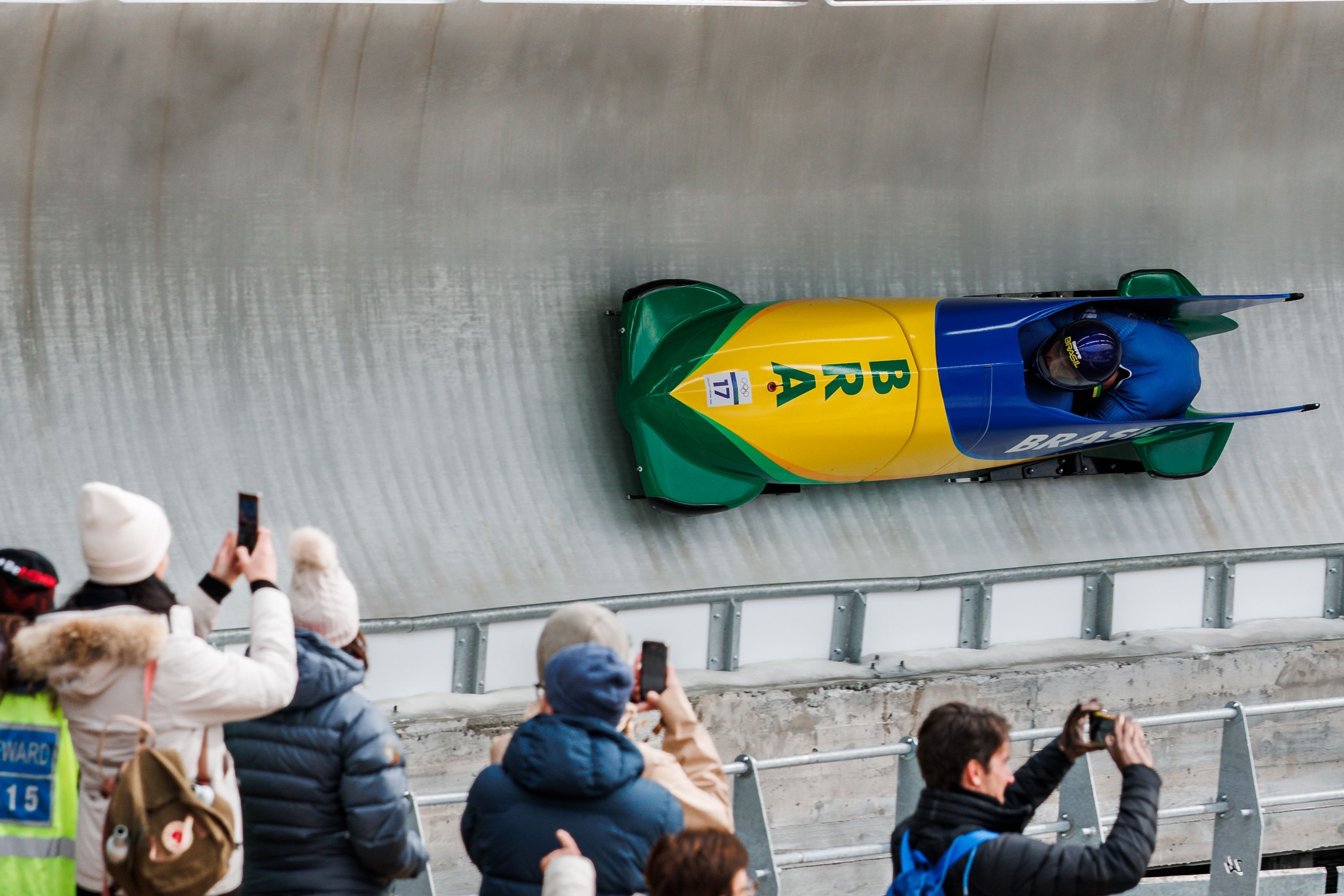 Trenó do Brasil no bobsled 2-man dos Jogos Olímpicos de Milão-Cortina