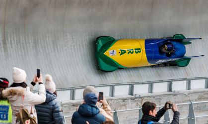 Trenó do Brasil no bobsled 2-man dos Jogos Olímpicos de Milão-Cortina
