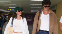 Bruna Marquezine e Shawn Mendes desembarcam em Salvador para o Carnaval