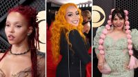 Rosa, vermelho e laranja: cabelos coloridos dominam o Grammy 2026
