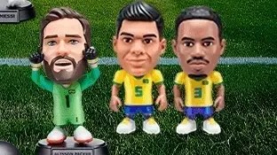 Candide lançou coleção de bonecos com craques da Copa do Mundo