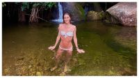 Carolina Dieckmann abre álbum de fotos de viagem em meio à natureza