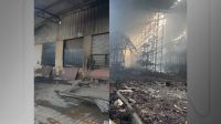 Vídeo: incêndio atinge galpão no Espírito Santo; ocorrência dura 50 horas