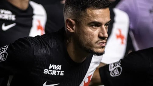 Coutinho em ação pelo Vasco no último jogo do Carioca.