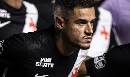 Coutinho em ação pelo Vasco no último jogo do Carioca.