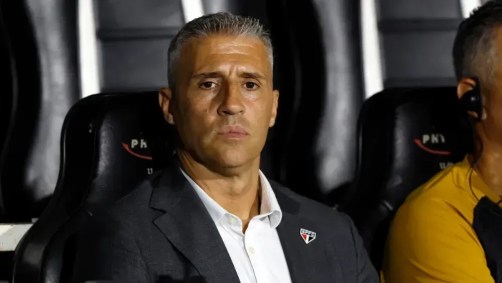 Crespo, treinador do São Paulo.