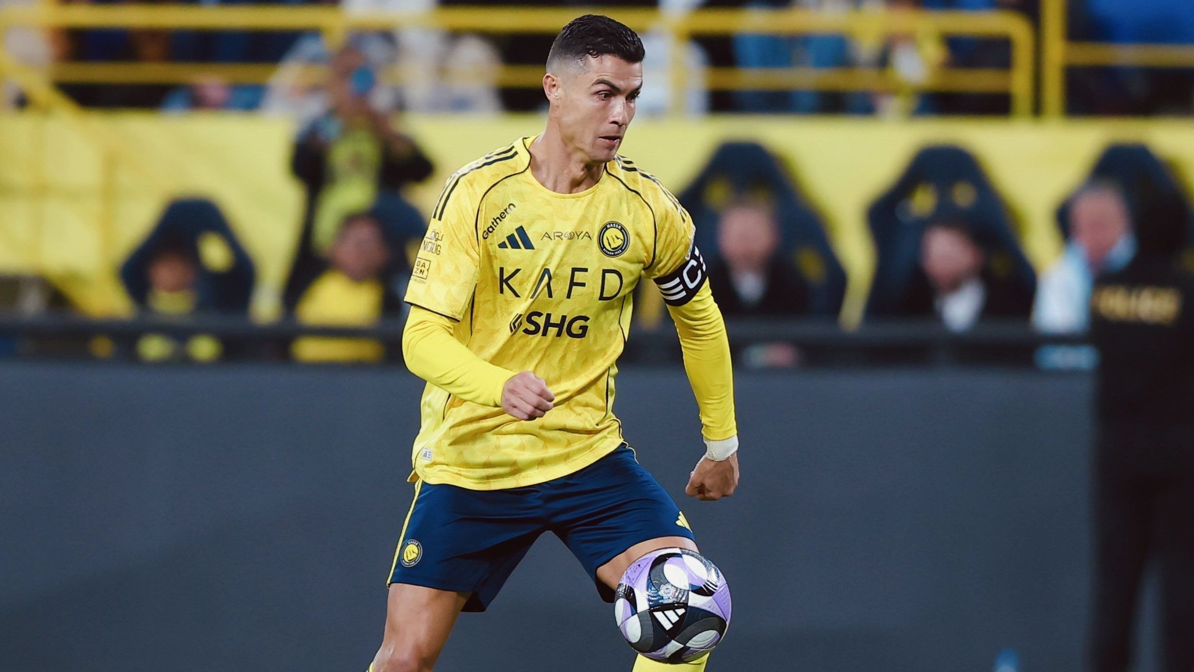 Cristiano Ronaldo em partida do Al-Nassr.