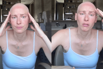 Atriz com câncer se emociona ao falar sobre autocuidado: "Não tenho forças"