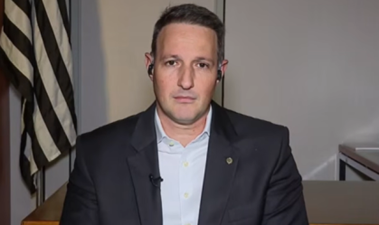 O relator do PL Antifacção, Guilherme Derrite (PP-SP)