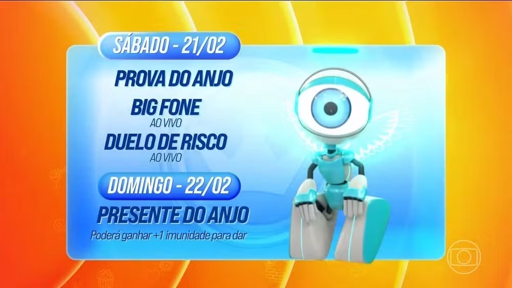 Entenda a dinâmica da 6ª semana do BBB 26 • Reprodução/Globo