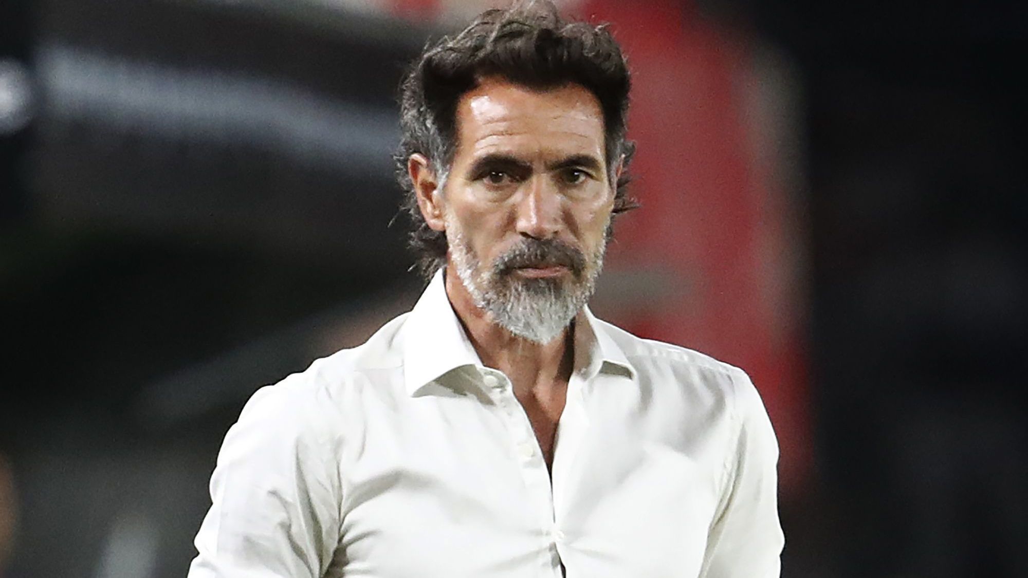 Eduardo Dominguez em jogo do Estudiantes