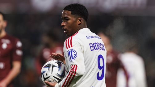 Endrick, atacante do Lyon.