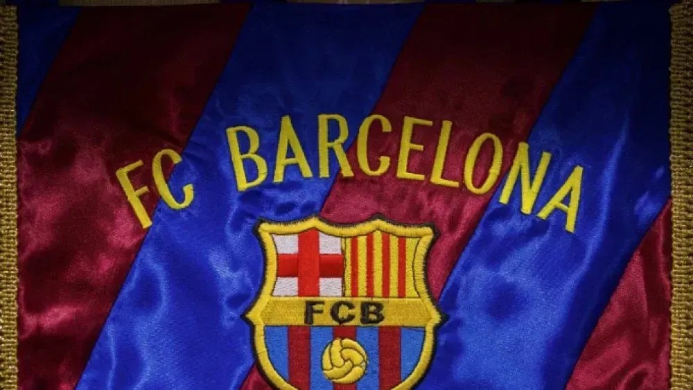 Flâmula do Barcelona para jogo na temporada 2025/2026.