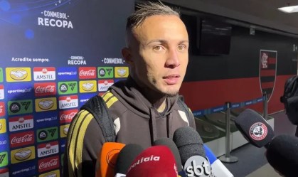 Everton Cebolinha após o vice do Flamengo na Recopa Sul-Americana.