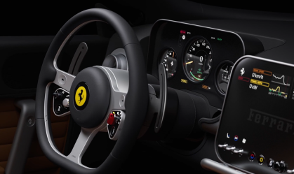 Ferrari revela nome e interior de seu primeiro modelo de carro elétrico; confira