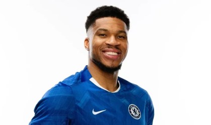 Giannis Antetokounmpo é o novo acionista do Chelsea.