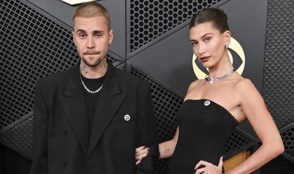 Hailey e Justin Bieber no Grammy 2026