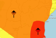 Bahia: 155 cidades estão sob alerta de grande perigo por causa das chuvas