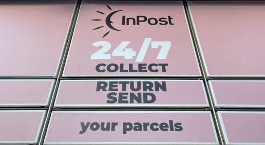 Armário InPost em Hackney, Londres, Reino Unido, em 22 de janeiro de 2021