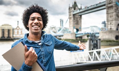 Student in London