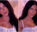 Influenciadora Jade Picon posa de lingerie branca e ganha elogios