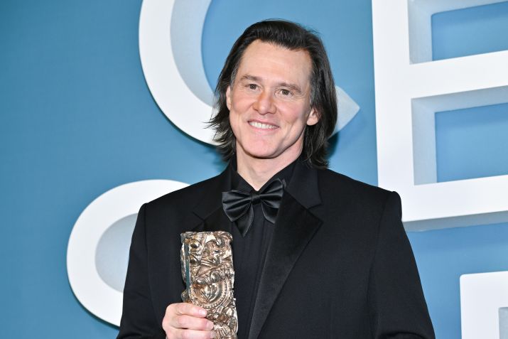 Jim Carrey recebeu homenagem no prêmio César de 2026 • Dominique Charriau/WireImage