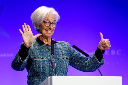 Presidente do Banco Central Europeu, Christine Lagarde, em 21/11/2025