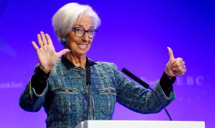 Presidente do Banco Central Europeu, Christine Lagarde, em 21/11/2025