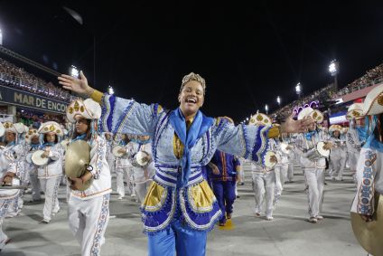 Laisa Lima é mestra de bateria do Arranco do Engenho de Dentro