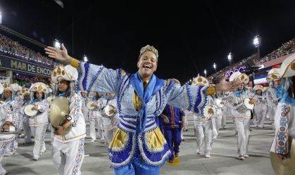 Laisa Lima é mestra de bateria do Arranco do Engenho de Dentro