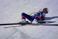 Lindsey Vonn recebe alta após grave acidente que encerrou retorno olímpico