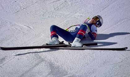 Lenda do esqui diz que médico a salvou de amputação após acidente nos Jogos