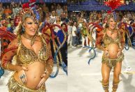 "Sonhei e desejei por esse dia", diz Lore Improta sobre desfilar grávida