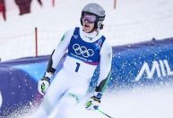 Lucas Pinheiro Braathen lidera na 1ª descida, e Brasil fica perto do pódio