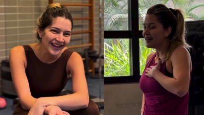 Lyandra disse que perdeu 25 quilos após o nascimento de sua segunda filha