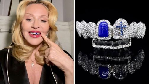 Brasileira assina joia dental de diamante usada por Madonna