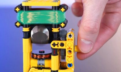 Youtuber explica como construiu um motor de verdade usando peças de Lego