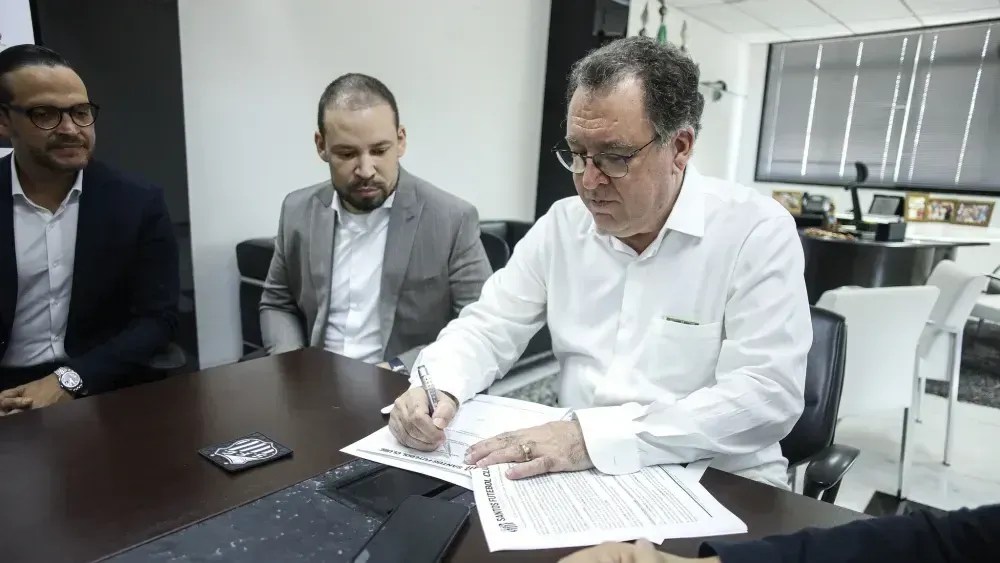 Marcelo Teixeira, presidente do Santos.