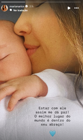 Mariana Rios com o filho Palo • Instagram/Mariana Rios