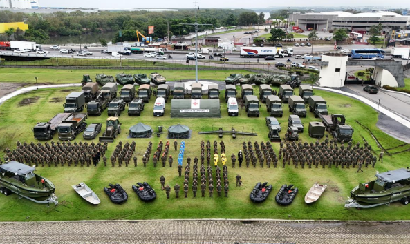 Marinha aciona Força de Resposta Imediata para apoiar o Norte Fluminense • Divulgação/Marinha do Brasil