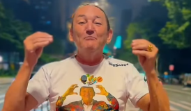 Marquito atingiu moto de enfermeiro, que o socorreu no local do acidente