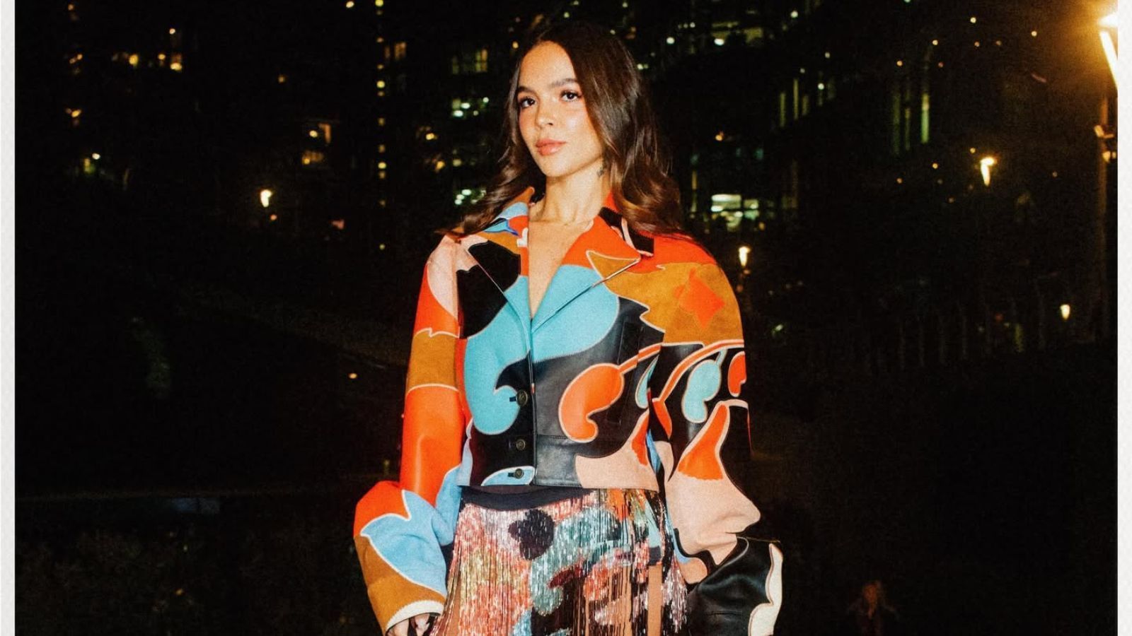 Mel Maia na Semana de Moda de Milão