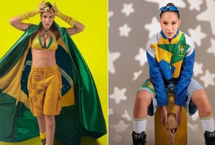 Michele Andrade usa figurinos com 60 mil cristais em turnê de Carnaval